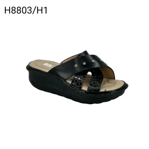 [H8803/H1] شبشب   H8803/H1  اسود37-41  B4