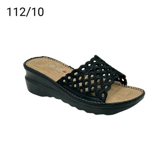 [112/10] شبشب112/10  اسود 37-41 E1