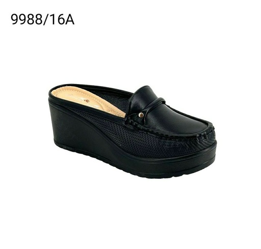 [9988/16A] سابو نسائي  9988/16A  اسود    36-41      B5