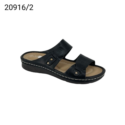 [20916/2] شبشب نسائي  20916/2  اسود    37-42      B5