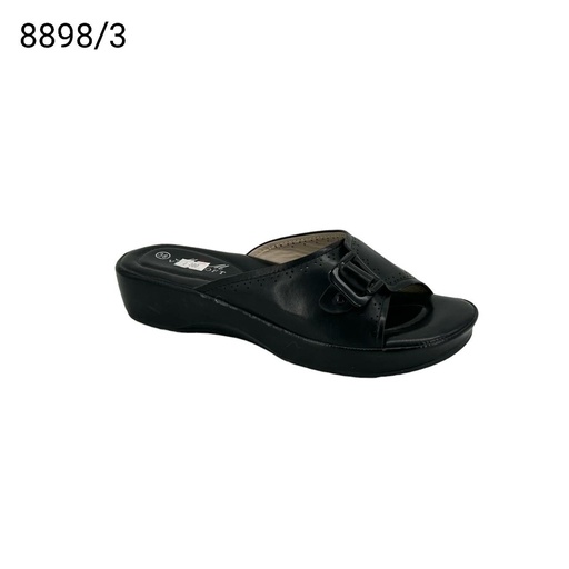 [8898/3] شبشب نسائي  8898/3  اسود    37-41      B5