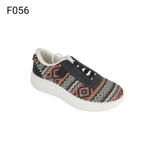 [F056] سبورت نسائي  F056  اسود    36-41      B6