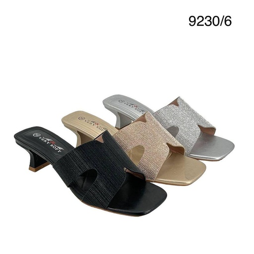 [9230/6] شبشب نسائي  9230/6  اسود    37-41      C2
