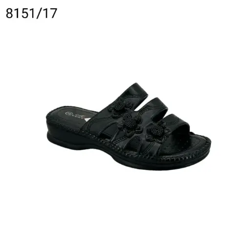 [8151/17] شبشب نسائي  8151/17  اسود    38-43  E5