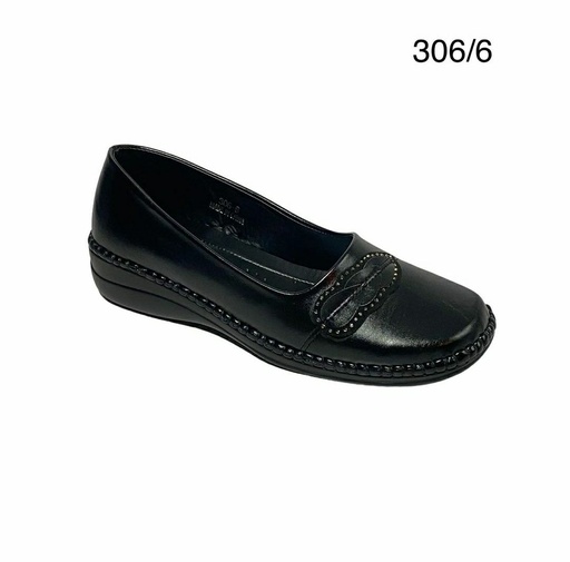 [306/6] جزمة نسائي  306/6  اسود    38-43      C3