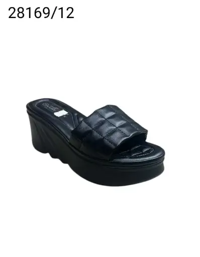 [28169/12 ] شبشب نسائي  28169/12   اسود    37-41      C3