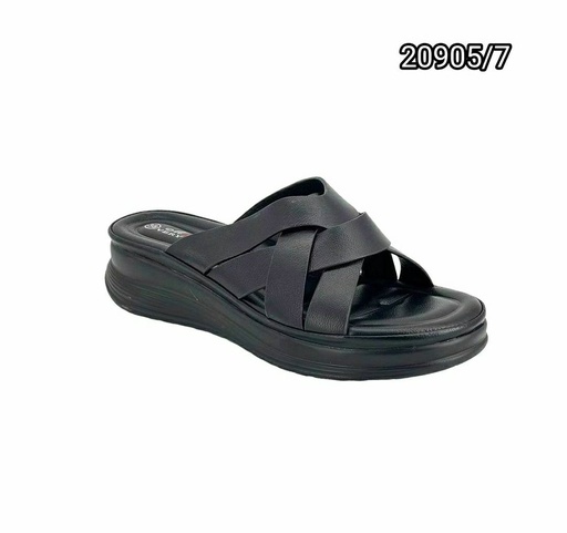 [20905/7] شبشب نسائي  20905/7  اسود    36-41      C6