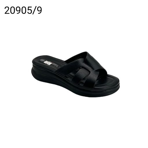 [20905/9] شبشب نسائي  20905/9  اسود    36-41      D6