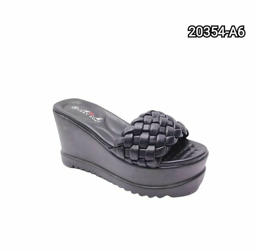 [20354/A6] شبشب نسائي  20354/A6  اسود    37-41      D3