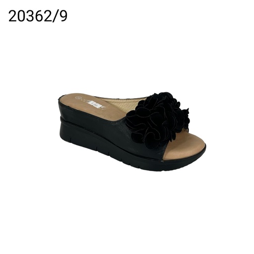[20362/9] شبشب نسائي  20362/9  اسود    37-41      D3