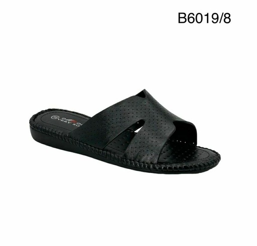 [B6019/8] شبشب نسائي  B6019/8  اسود    38-43      D3