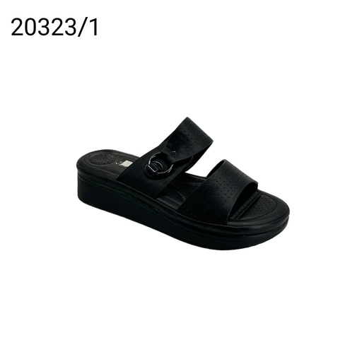 [20323/1] شبشب نسائي  20323/1  اسود    37-41      D5