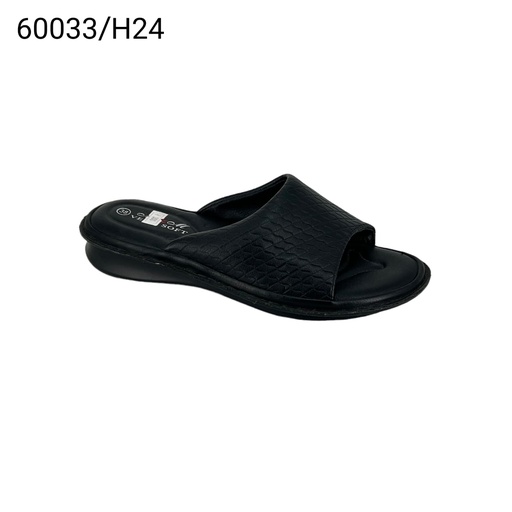 [60034/H24] شبشب37-41   60034/H24  اسود  C6