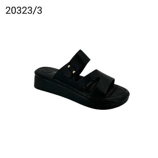 [20323/3] شبشب 20323/3 اسود37-41 D6