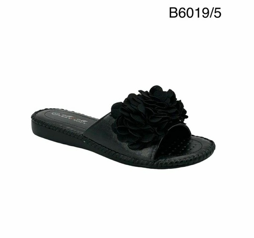 [B6019/5] شبشب نسائي  B6019/5  اسود    38-43      D6