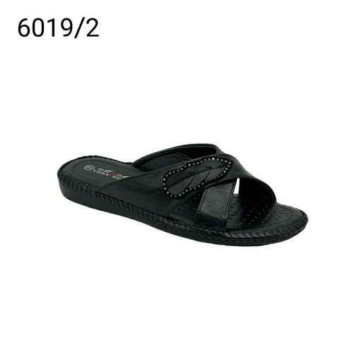 [B6019/2] شبشب نسائي  B6019/2  اسود    38-43      E3