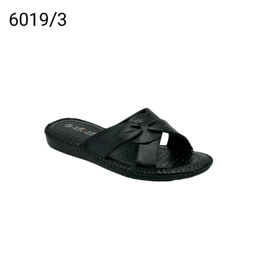 [B6019/3] شبشب نسائي  B6019/3  اسود    38-43      E3
