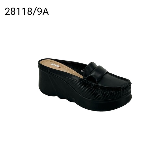 [28118/9A] سابو نسائي  28118/9A  اسود    36-41      E6
