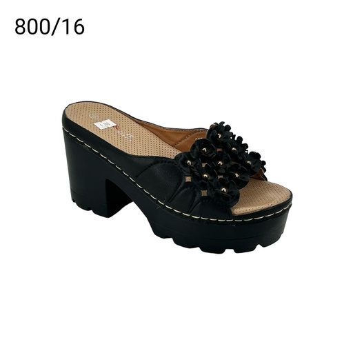 [800/16] شبشب نسائي  800/16  اسود    37-41      E6