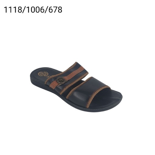 [1118/1006/678] شبشب رجالي  1118/1006/678  اسودعسلي    40-45   شد60   F2