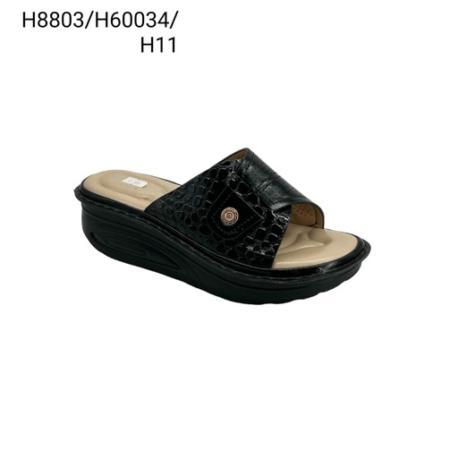 [H8803/H60034/H11] شبشب   H8803/H60034/H11  اسود37-41 F3