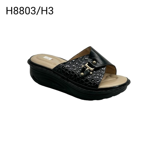 [H8803/H3] شبشب   H8803/H3  اسود37-41  F3