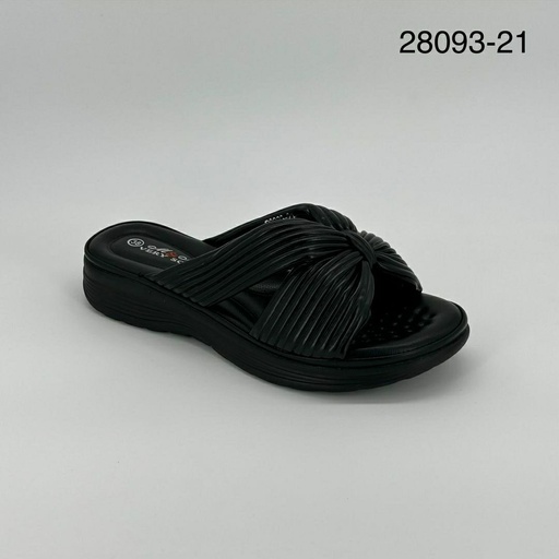 [28093/21] شبشب 28093/21اسود جديد واطي 37-41  F4