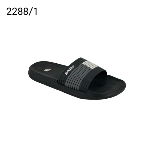 [2288/1] بلستك رجالي  2288/1  اسود    40-45   شد24   F5