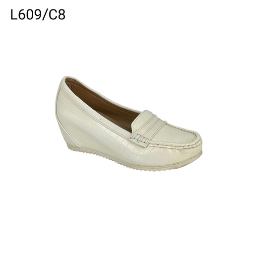[L609/C8] جزمة   L609/C8  ابيض37-41  F6