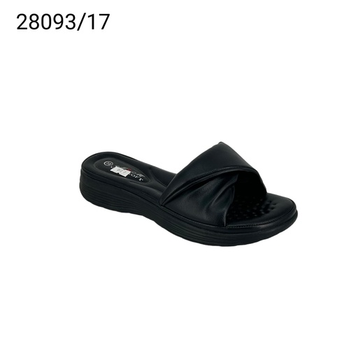 [28093/17] شبشب37-41 28093/17 واطي اسود  F6