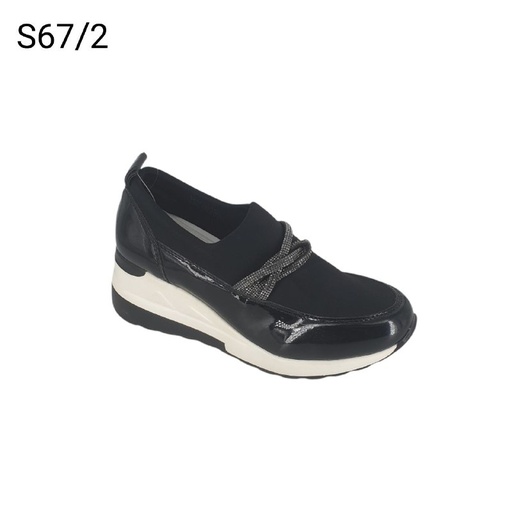 [S67/2] سبورت نسائي  S67/2  اسود    37-41      F6