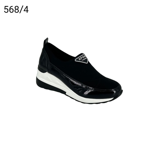 [S68/4] سبورت نسائي  S68/4  اسود    37-41      B5