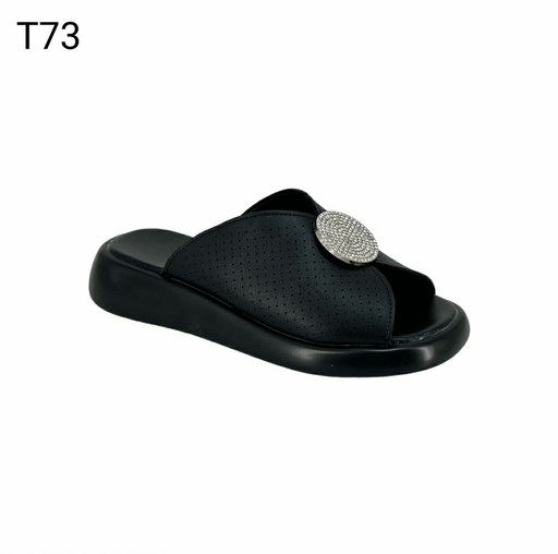 [T73] شبشب نسائي  T73  اسود    37-41      D5