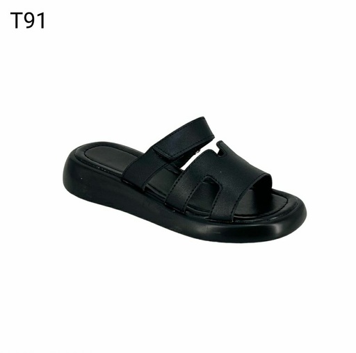 [T91] شبشب نسائي  T91  اسود    37-41      E5