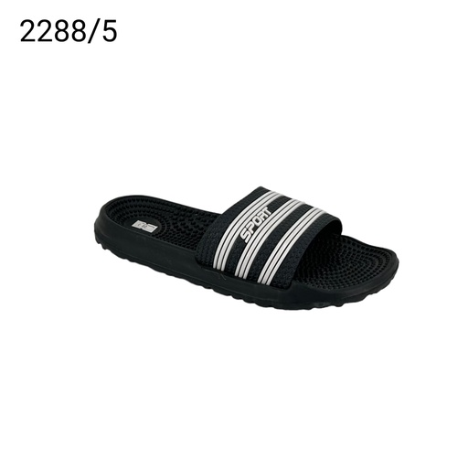 [2288/5] بلستك رجالي  2288/5  اسود    40-45   شد24   A5