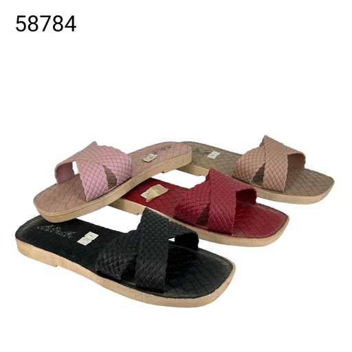 [58784] بلستك   58784  ملون38-42 شد36  F3