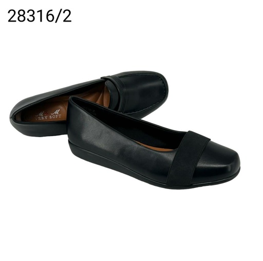 [28316/2] جزمة نسائي  28316/2  اسود    37-42      B6