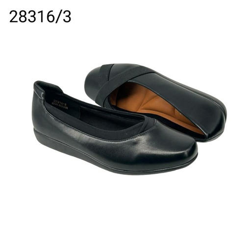 [28316/3] جزمة نسائي  28316/3  اسود    37-42      B6