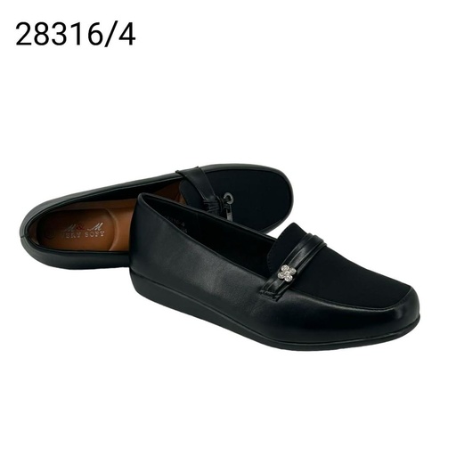 [28316/4] جزمة نسائي  28316/4  اسود    37-42      D6