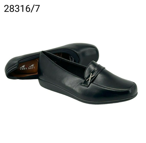 [28316/7] جزمة نسائي  28316/7  اسود    37-42      B3