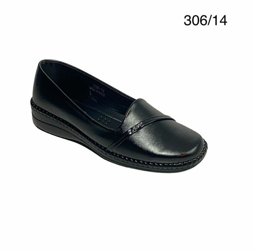 [306/14] جزمة نسائي  306/14  اسود    38-43      E4