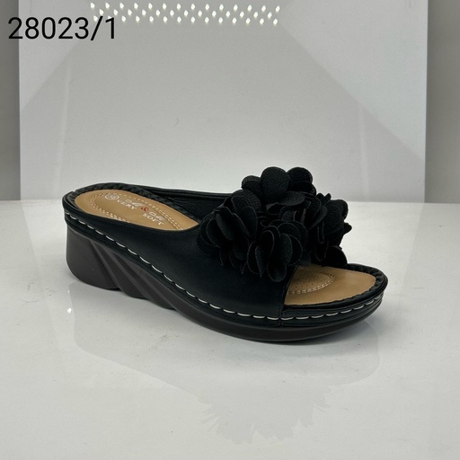 [28023/1] شبشب نسائي  28023/1  اسود    37-41   C5   F5