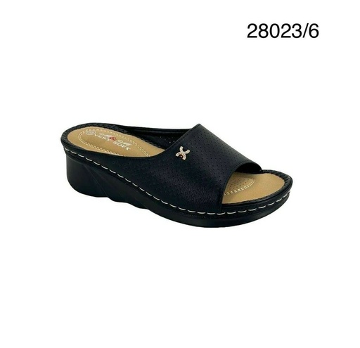 [28023/6] شبشب نسائي  28023/6  اسود    37-41      B5