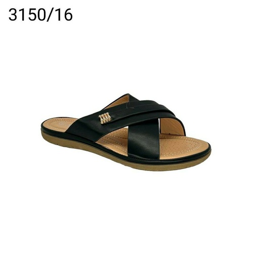 [3150/16] شبشب نسائي  3150/16  اسود    37-41      A3