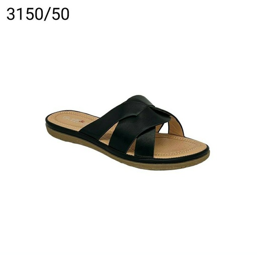 [3150/50] شبشب نسائي  3150/50  اسود    37-41      E3