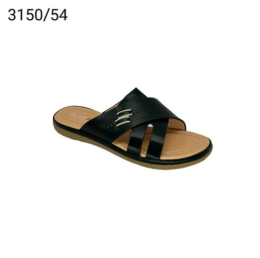 [3150/54] شبشب نسائي  3150/54  اسود    37-41      E4