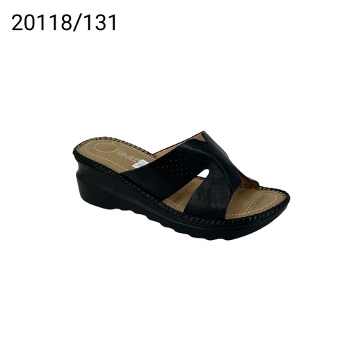 [20118/31] شبشب نسائي  20118/31  اسود    37-42      D4