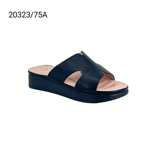 [20323/75A] شبشب  20323/75A اسود 37-41  B4