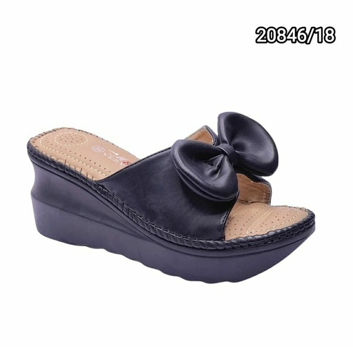 [20846/18] شبشب 20846/18  اسود37-41 E6