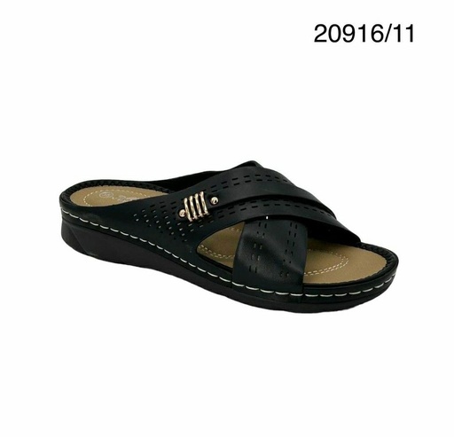 [20916/11] شبشب نسائي  20916/11  اسود    37-42      B6